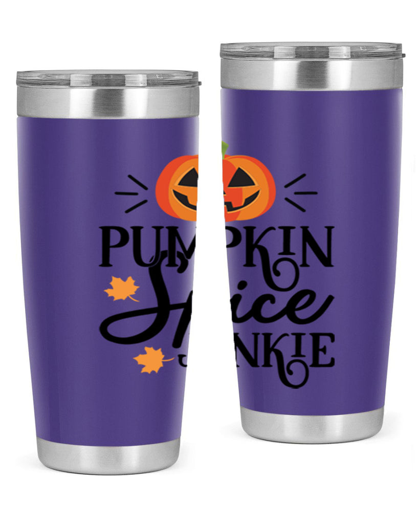 Pumpkinspicejunkie 568#- fall- Tumbler