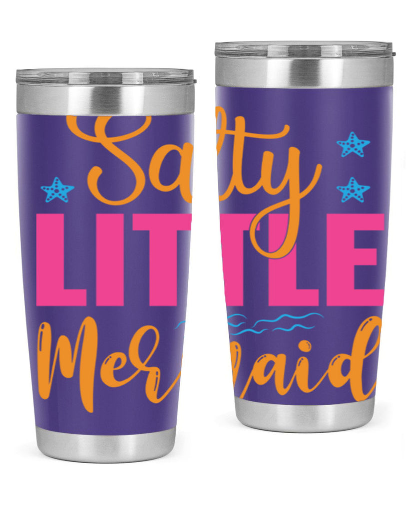 Salty Little Mermaid Design 574#- mermaid- Tumbler