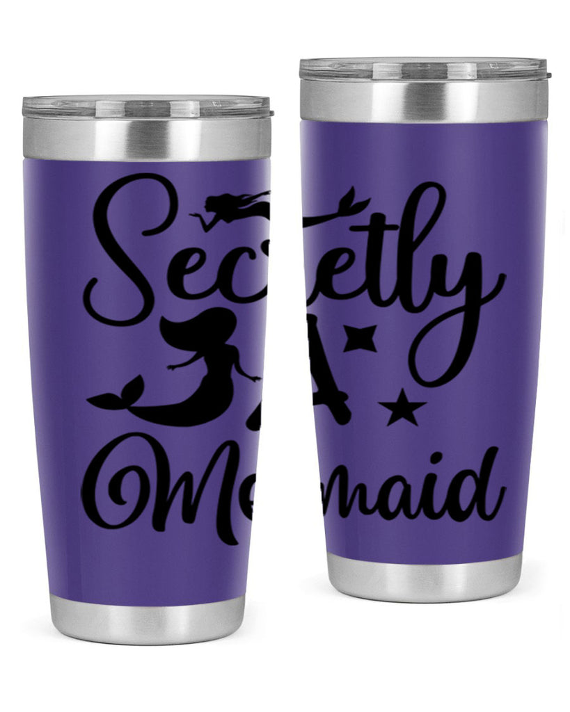 Secretly a mermaid 580#- mermaid- Tumbler