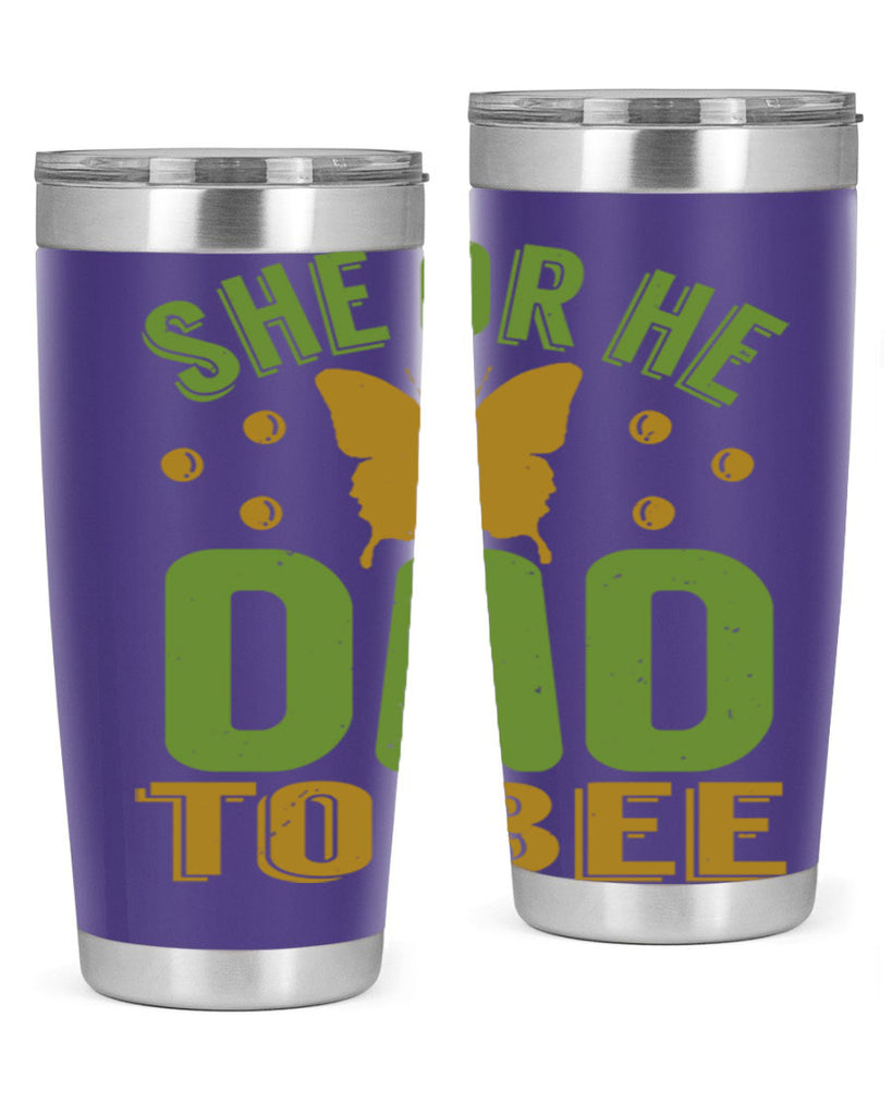 She or He Dad to bee Style 172#- baby- tumbler