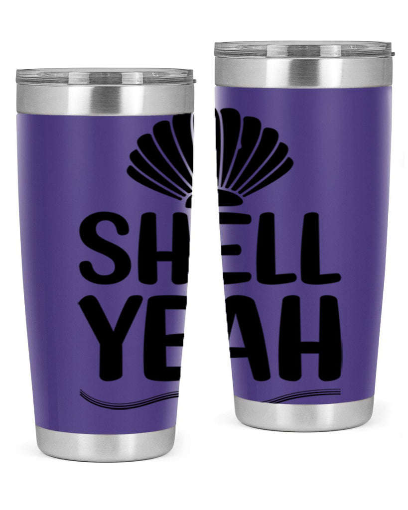 Shell yeah 597#- mermaid- Tumbler