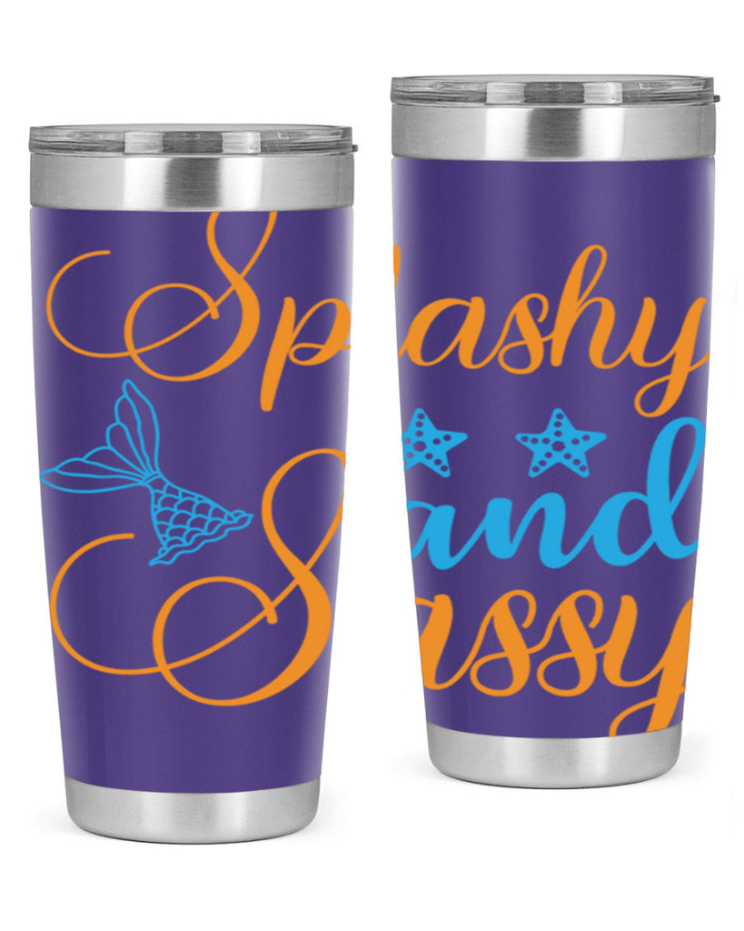 Splashy and Sassy Design 625#- mermaid- Tumbler