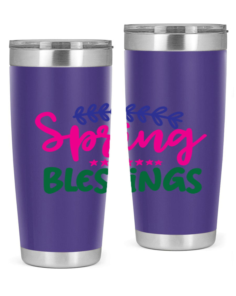 Spring Blessings 419#- spring- Tumbler