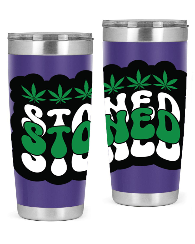 Stoned 255#- marijuana- Tumbler