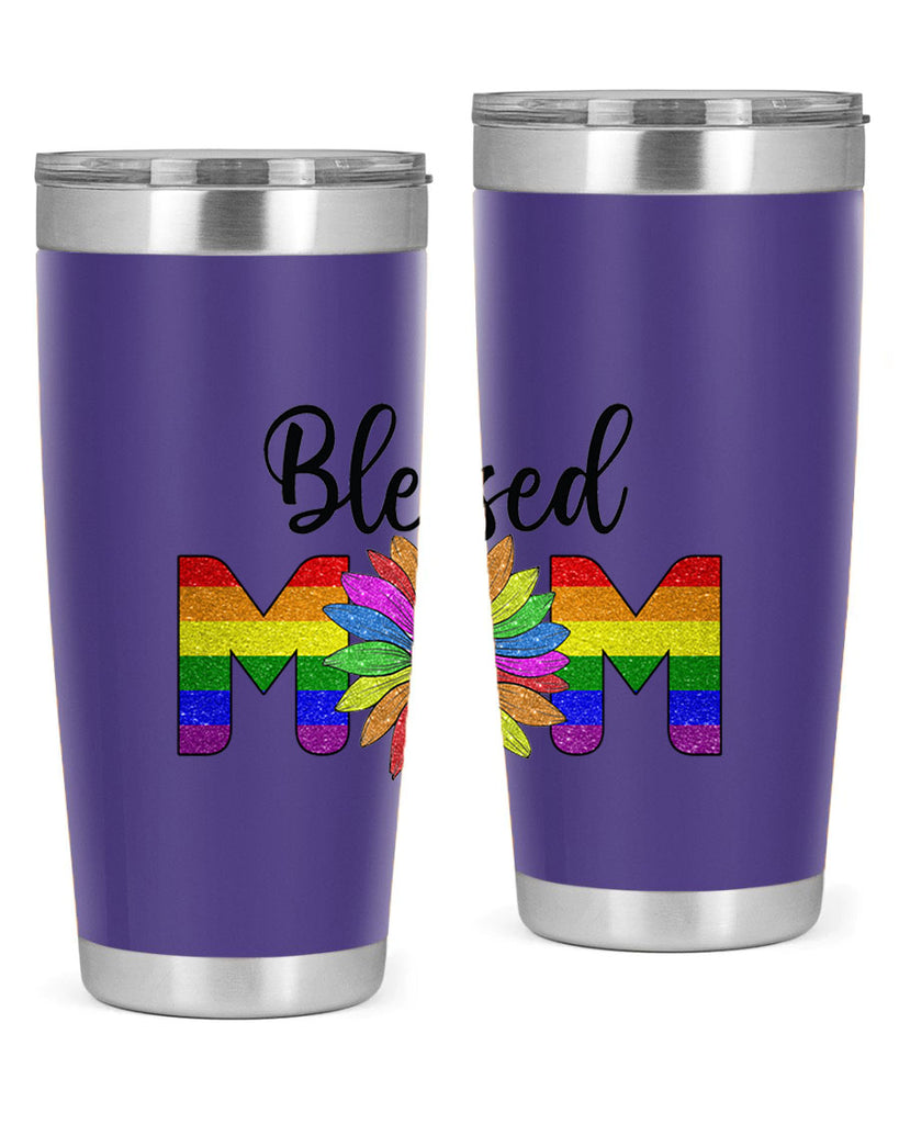 Sunflower Lgbt Blessed Mom  51#- lgbt- Tumbler