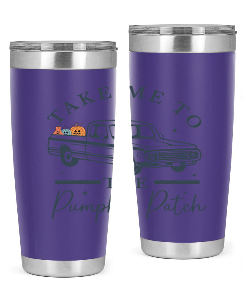 Take Me To The Pumpkin Patch 593#- fall- Tumbler