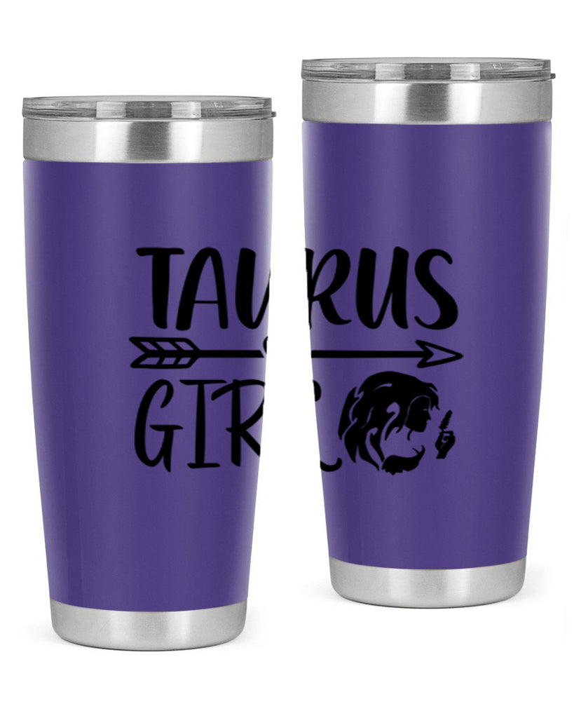 Taurus girl 498#- zodiac- Tumbler