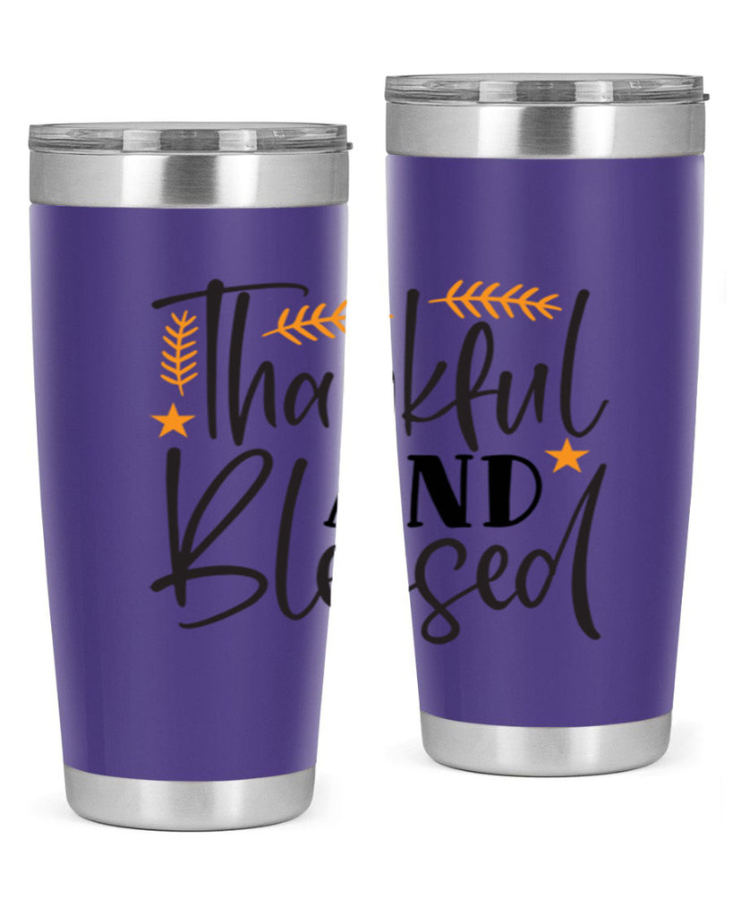Thankfulandblessed 608#- fall- Tumbler