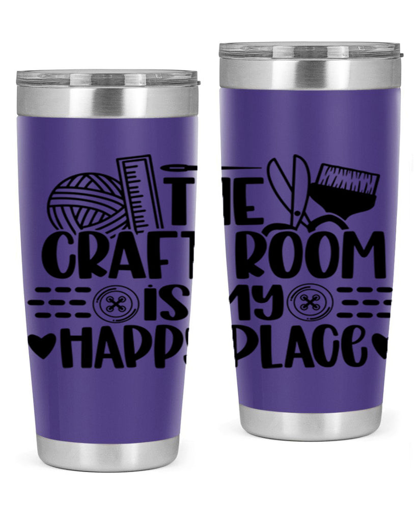 The Craft Room Is My Happy Place 5#- crafting- Tumbler