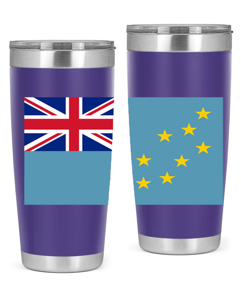 Tuvalu 15#- world flags- Tumbler