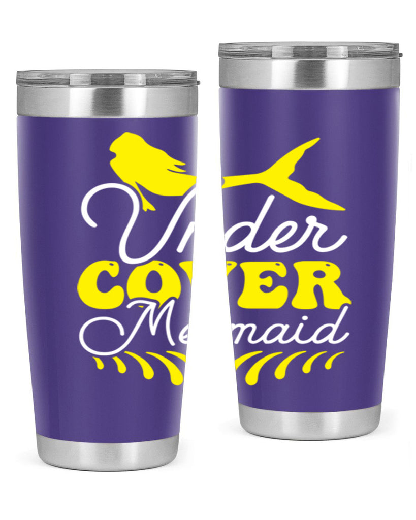 Under Cover Mermaid 637#- mermaid- Tumbler