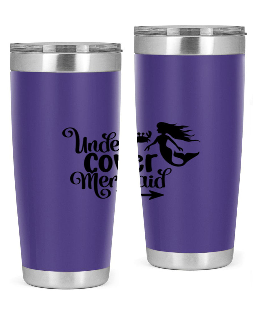 Under Cover Mermaid 641#- mermaid- Tumbler