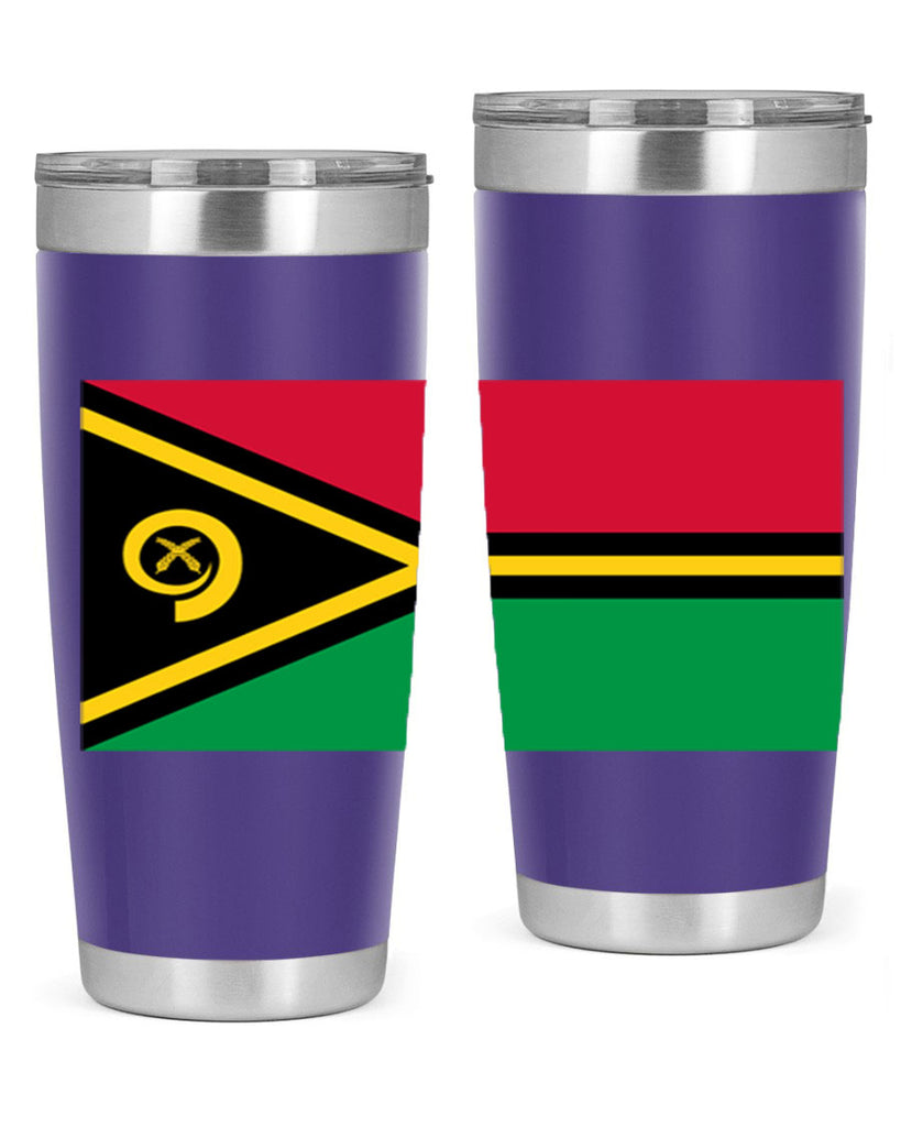 Vanuatu 7#- world flags- Tumbler