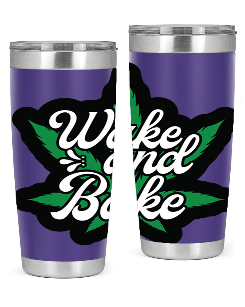 Wake and bake 273#- marijuana- Tumbler