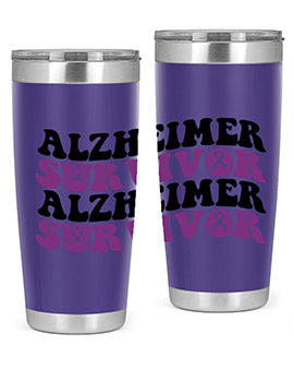 alzheimer survivor 9#- alzheimers- Tumbler