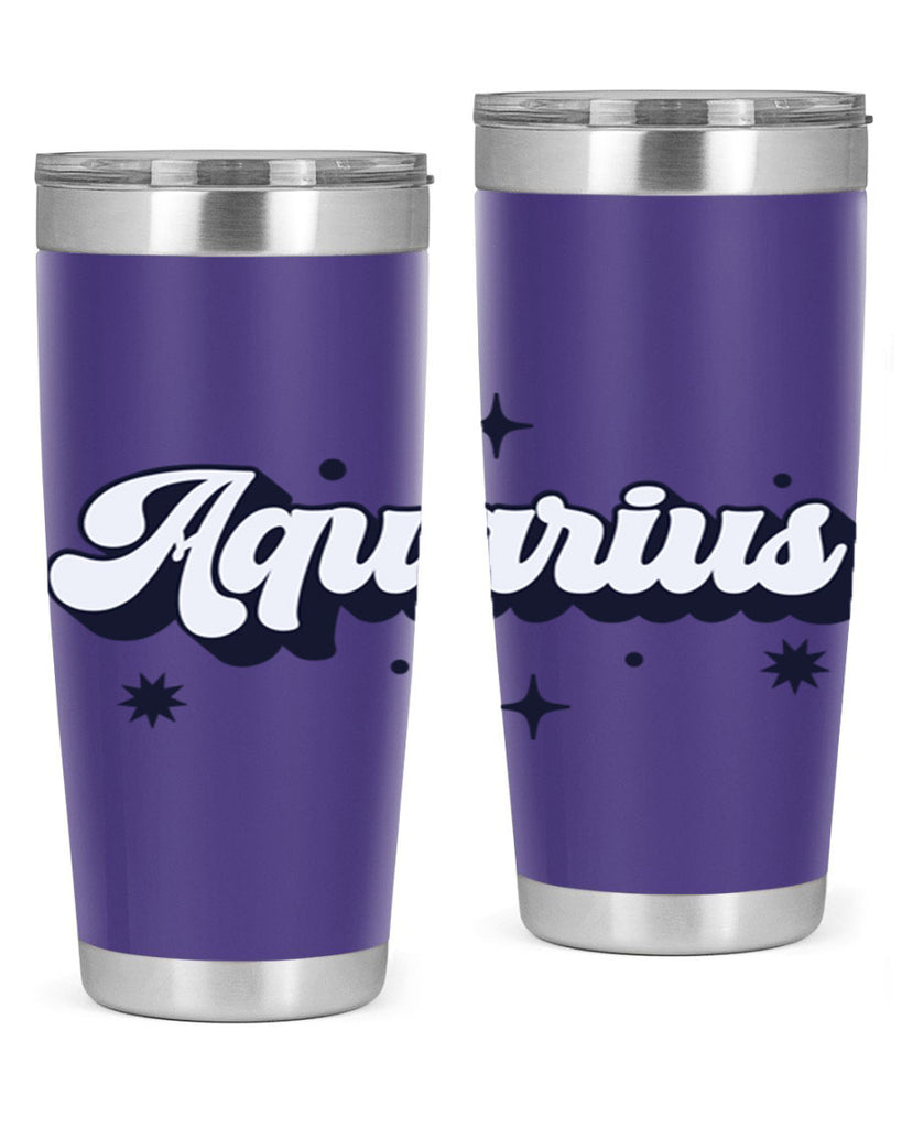 aquarius 82#- zodiac- Tumbler