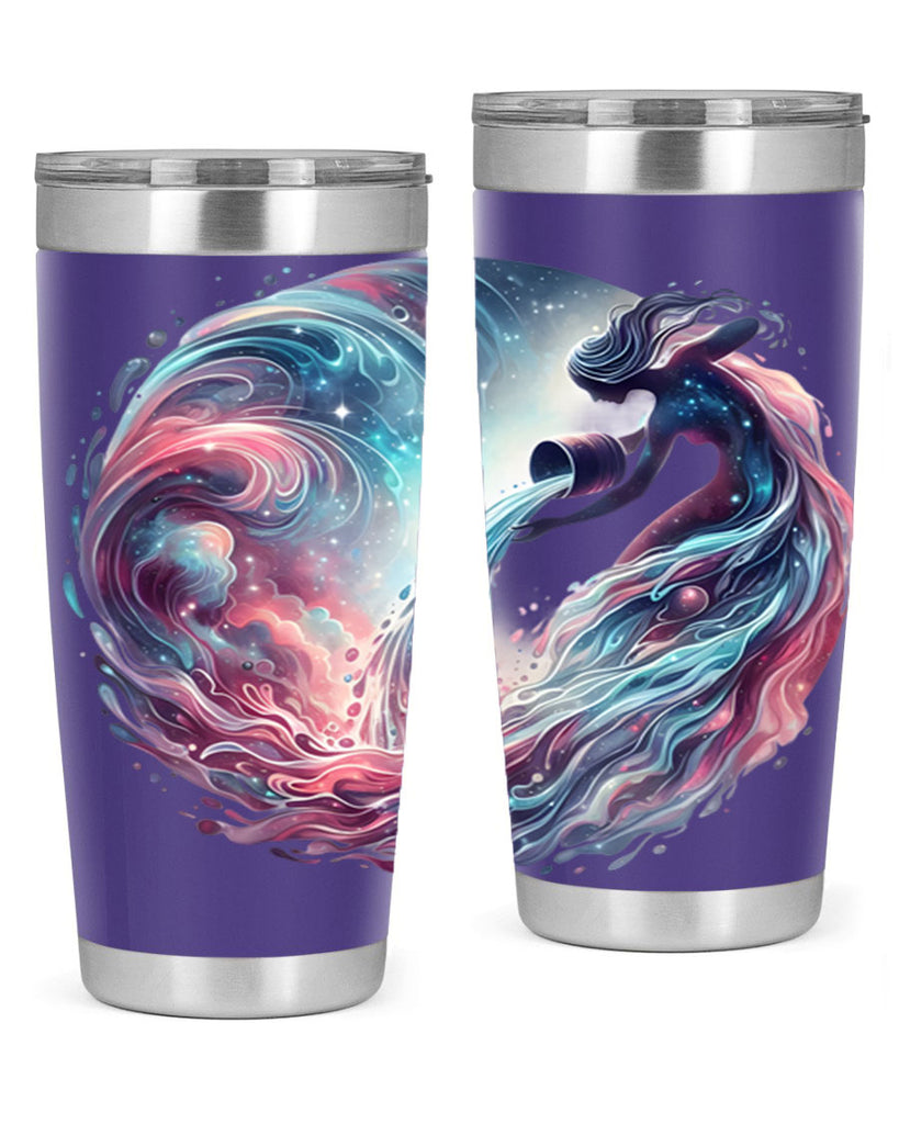 aquarius 91#- zodiac- Tumbler