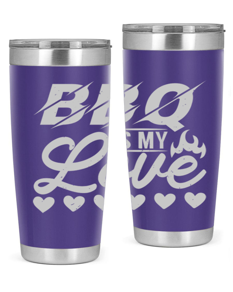 bbq is my love 17#- bbq- Tumbler