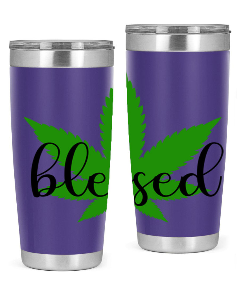 blessed 17#- marijuana- Tumbler