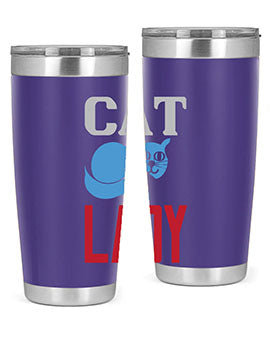 cat lady Style 31#- cat- Tumbler