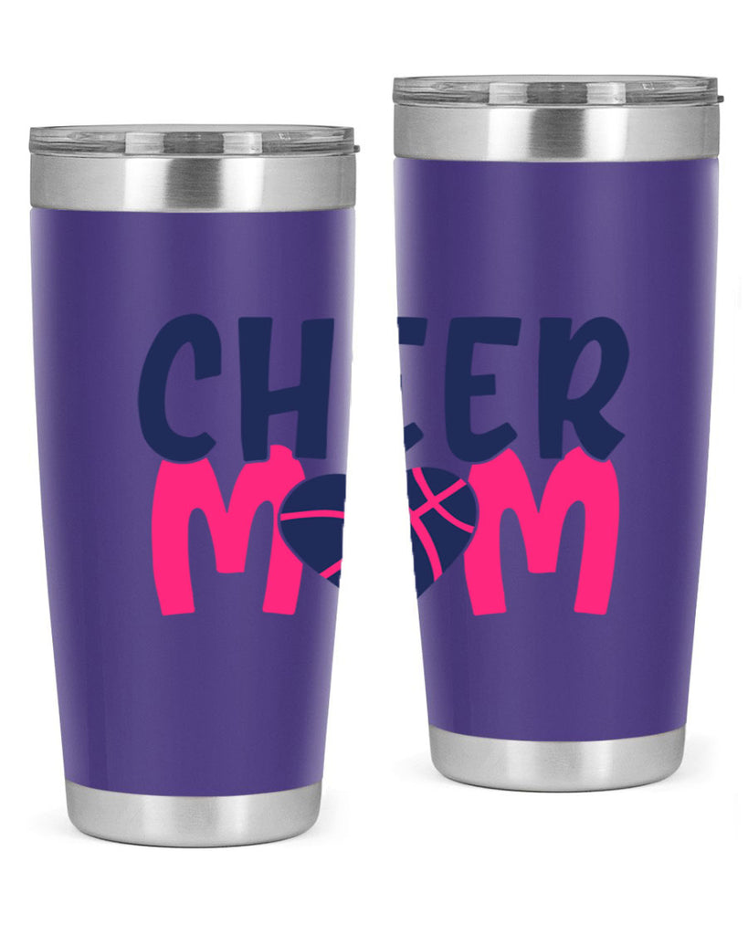 cheer mom 1746#- cheer- Tumbler