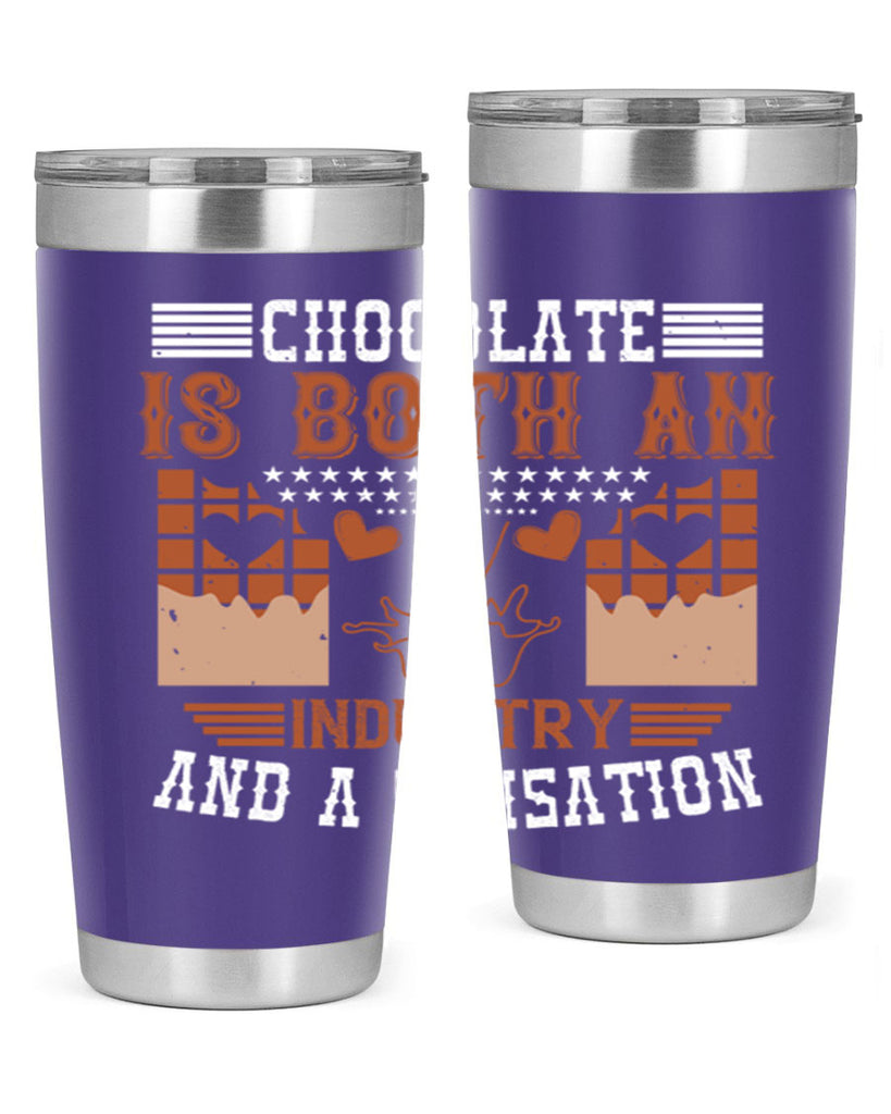 chocolate is both an industry and a sensation 48#- chocolate- Tumbler