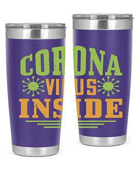 coronavirus inside Style 2#- corona virus- Cotton Tank