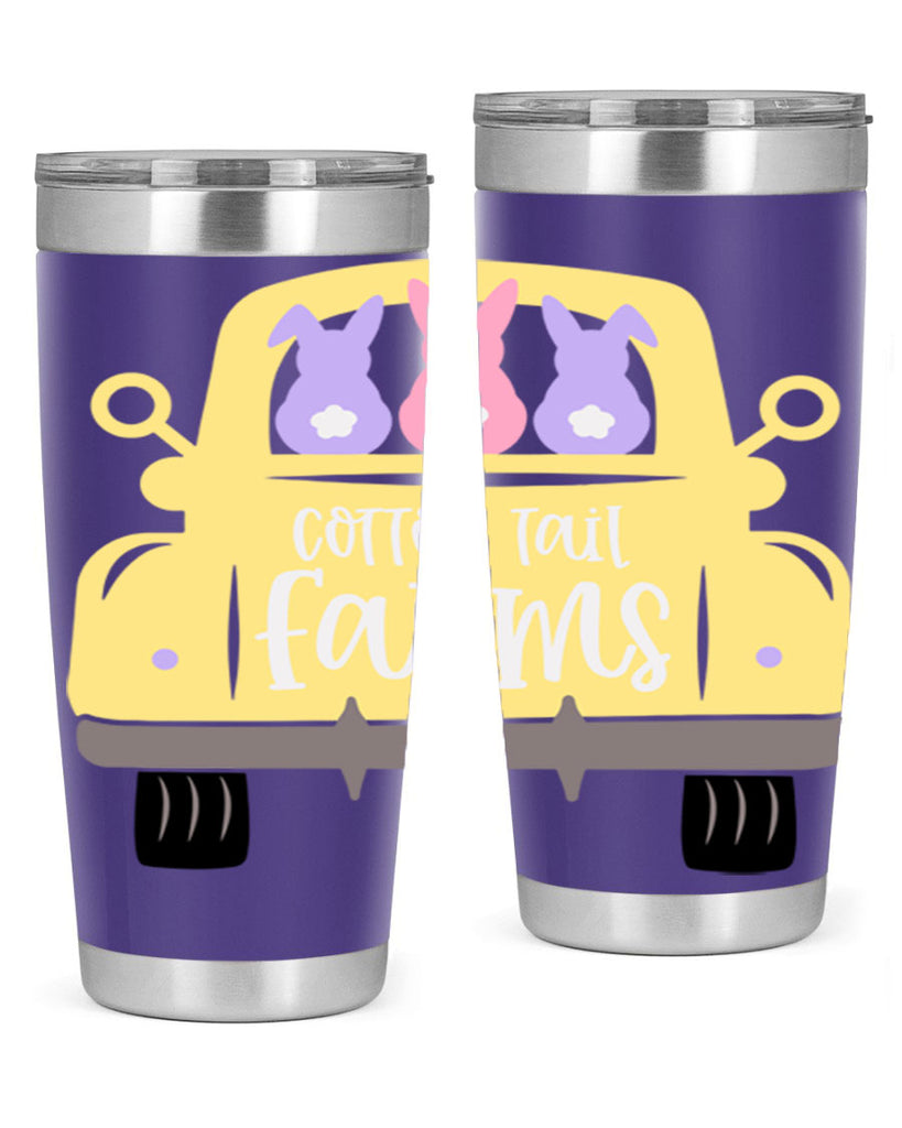 cotton tail farms 62#- easter- Tumbler