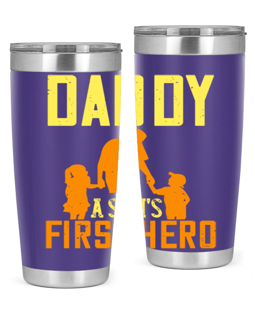 daddy a sons first hero 249#- fathers day- Tumbler