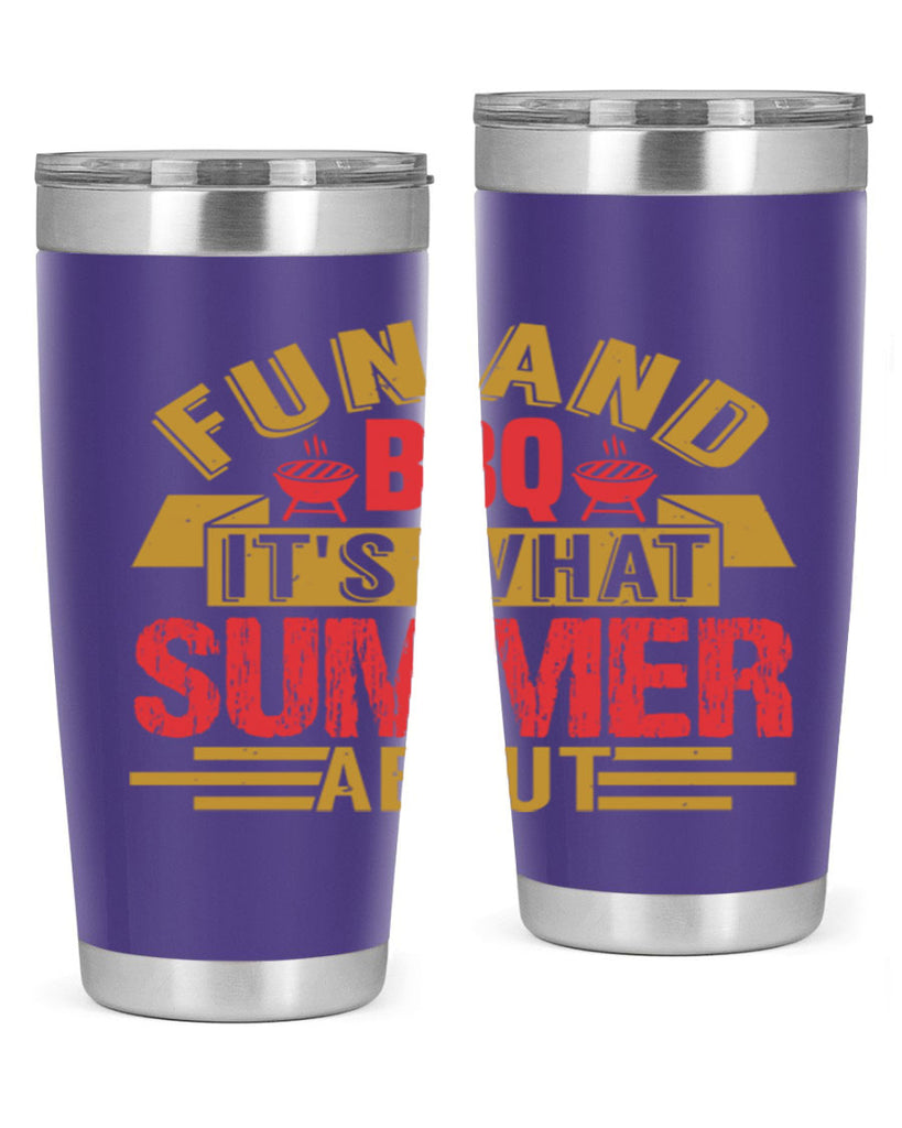 fun and bbq its what summer about 45#- bbq- Tumbler