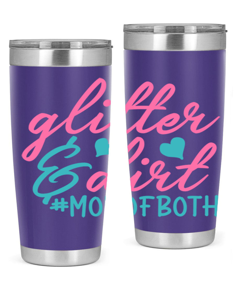 glitter dirt momofboth 345#- mom- Tumbler