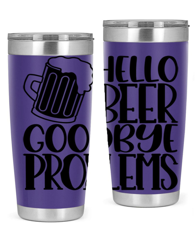 hello beer goodbye problems 36#- beer- Tumbler