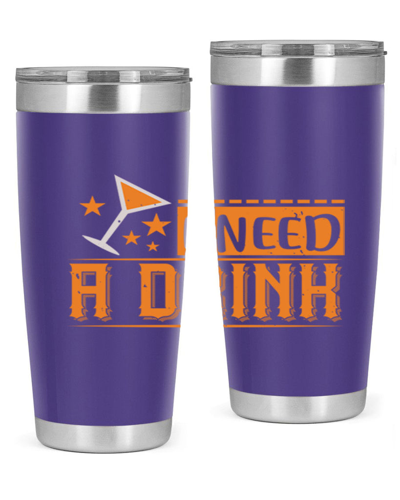 i need a drink 66#- mardi gras- Tumbler