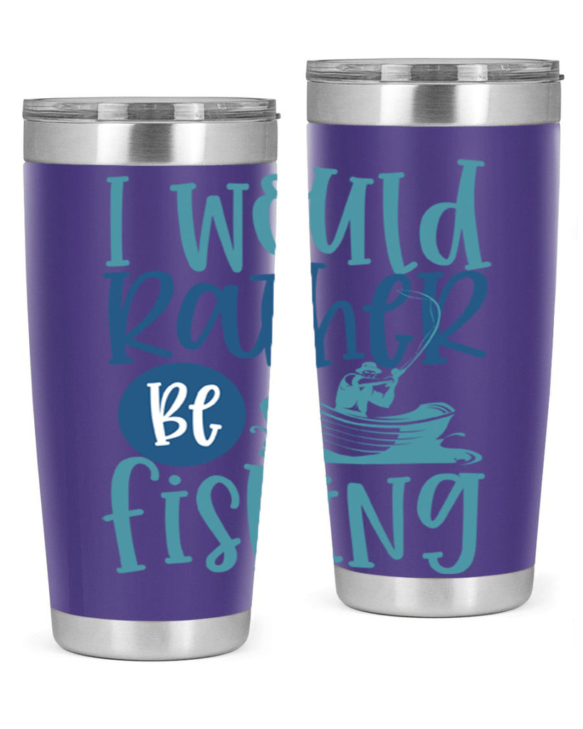 i would rather be fishing 211#- fishing- Tumbler