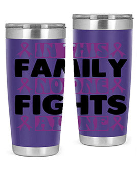 in this family no one fights alone 188#- alzheimers- Tumbler