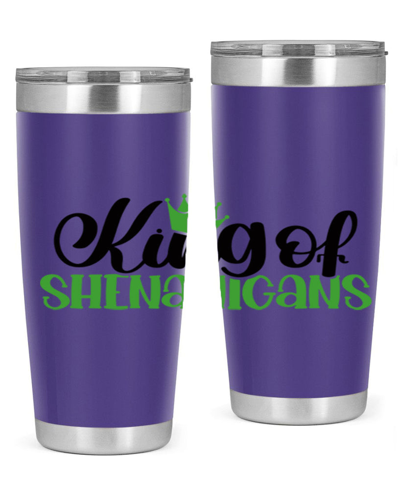 king Of Shenanigans Style 74#- St Patricks Day- Tumbler