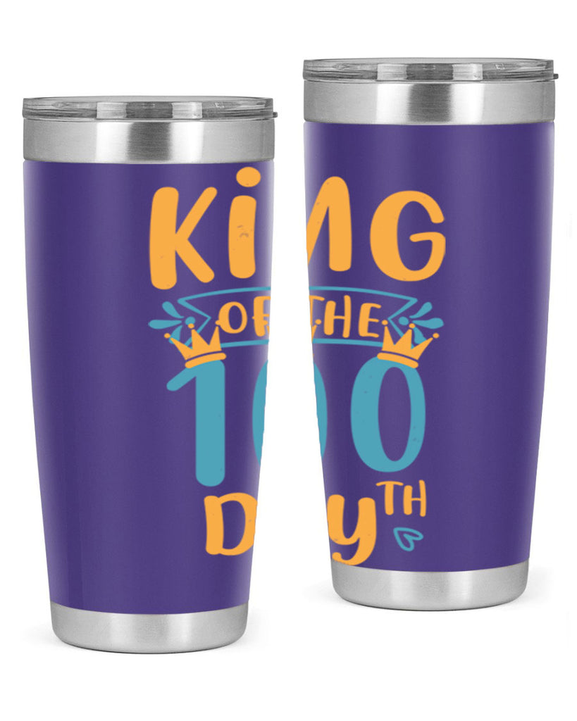 king of the th day 3#- 100 days of school- Tumbler