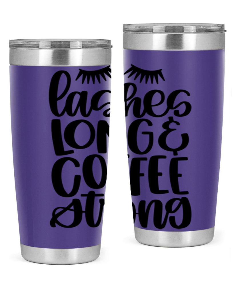 lashes long coffee strong 81#- coffee- Tumbler