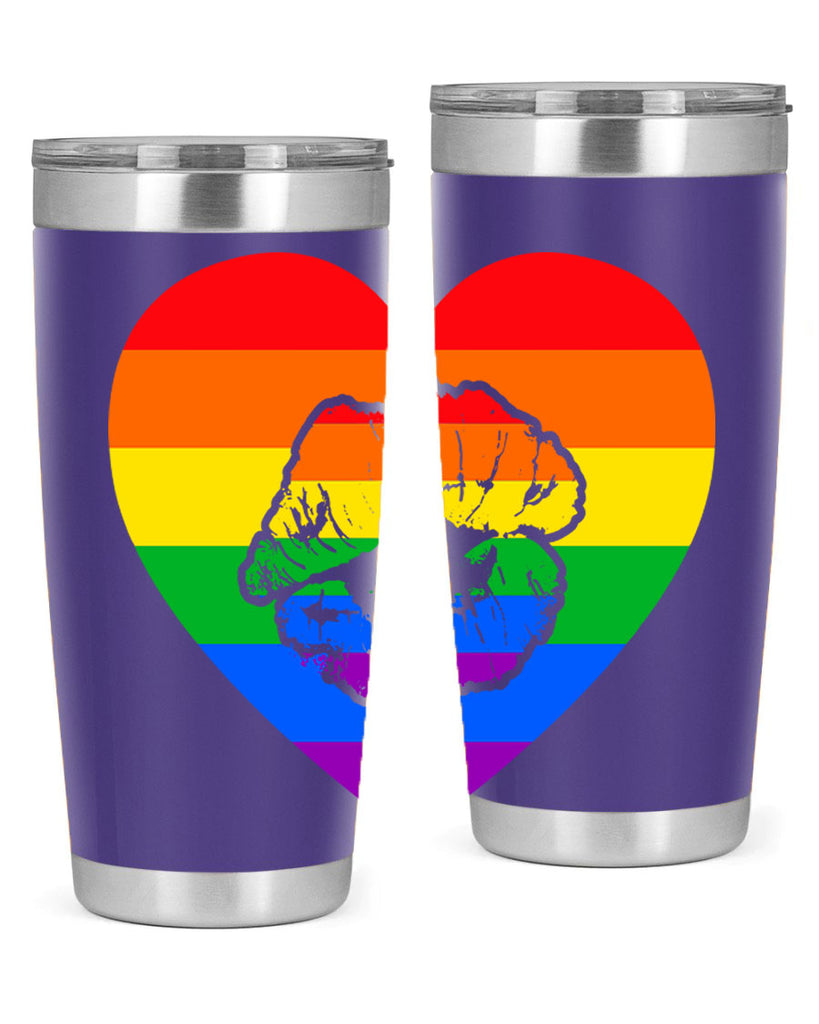 lgbt rainbow cool lip lgbt 96#- lgbt- Tumbler