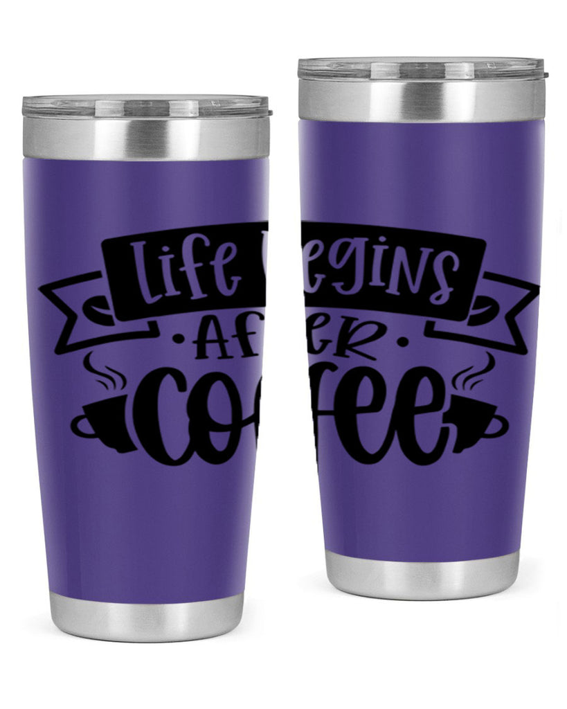 life begins after coffee 78#- coffee- Tumbler