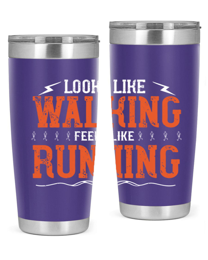 looks like walking feels like running 32#- running- Tumbler