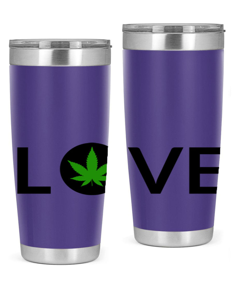 love cannabis 189#- marijuana- Tumbler