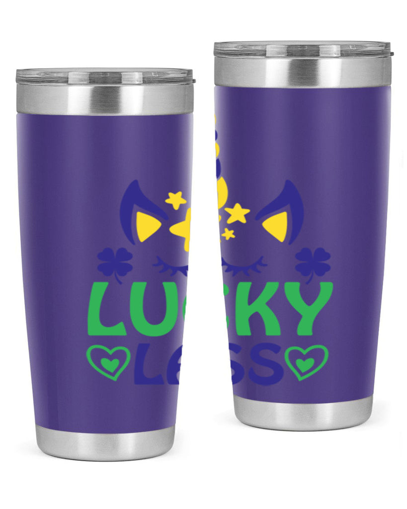 lucy lass 11#- mardi gras- Tumbler