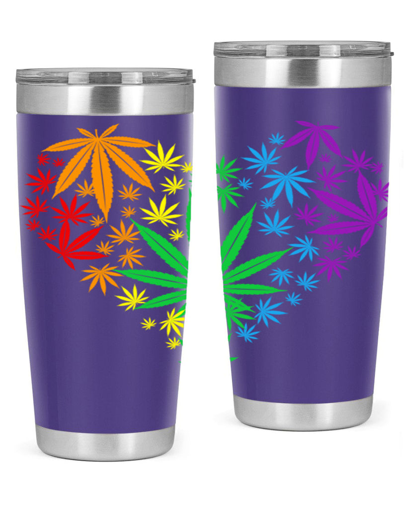 marijuana heart 200#- marijuana- Tumbler