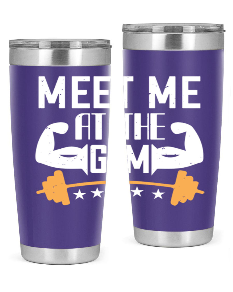 meet me at the gym 83#- gym- Tumbler