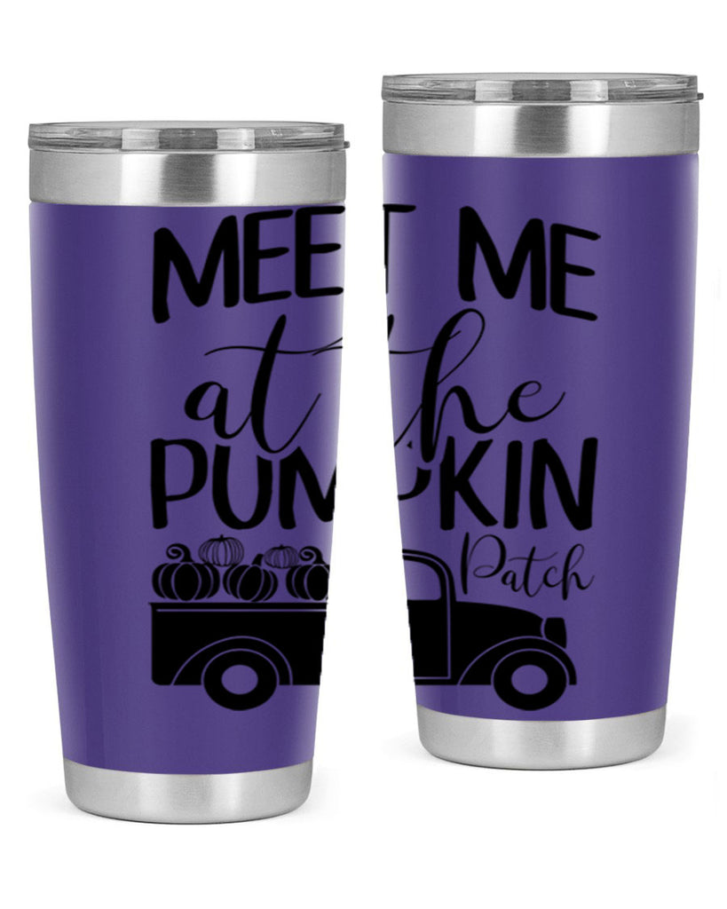 meet me at the pumpkin patch 424#- fall- Tumbler