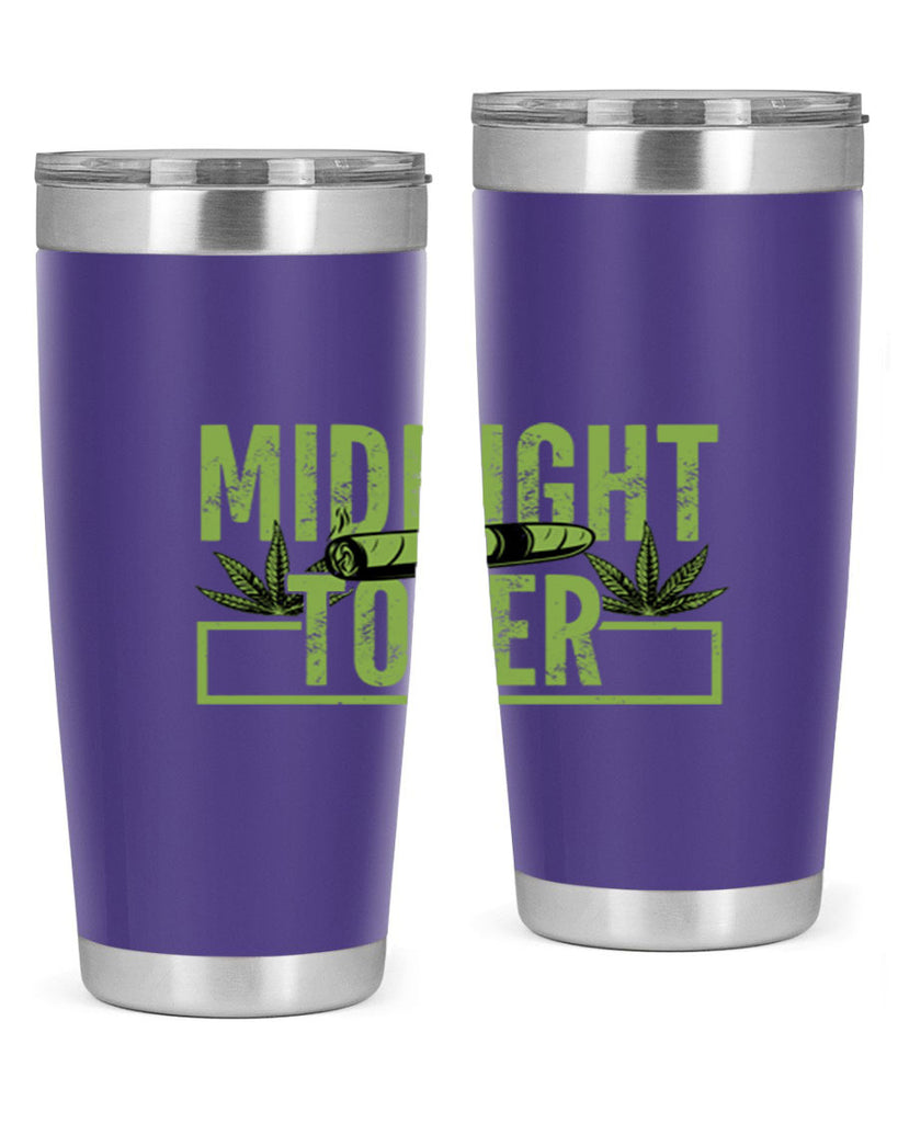 midnight toker 211#- marijuana- Tumbler