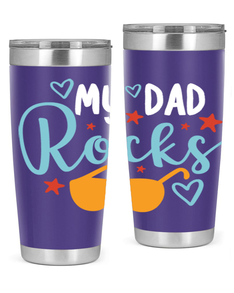 my dad rocks 83#- fathers day- Tumbler