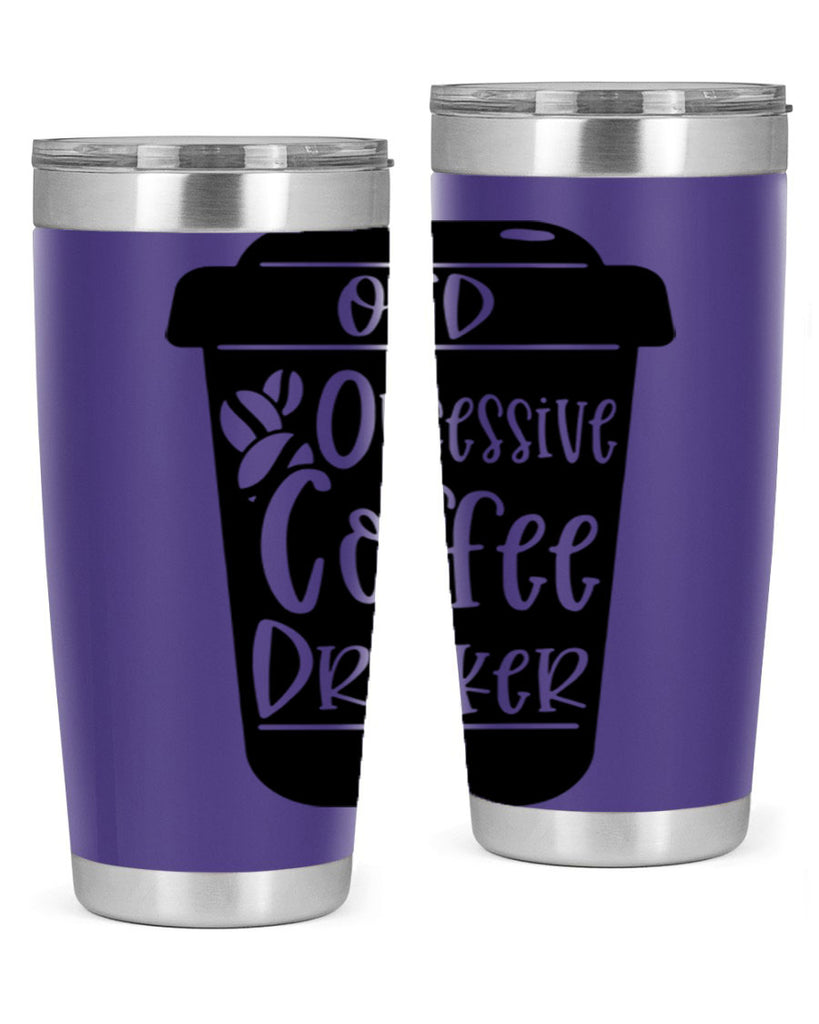 ocd obsessive coffee drinker 55#- coffee- Tumbler