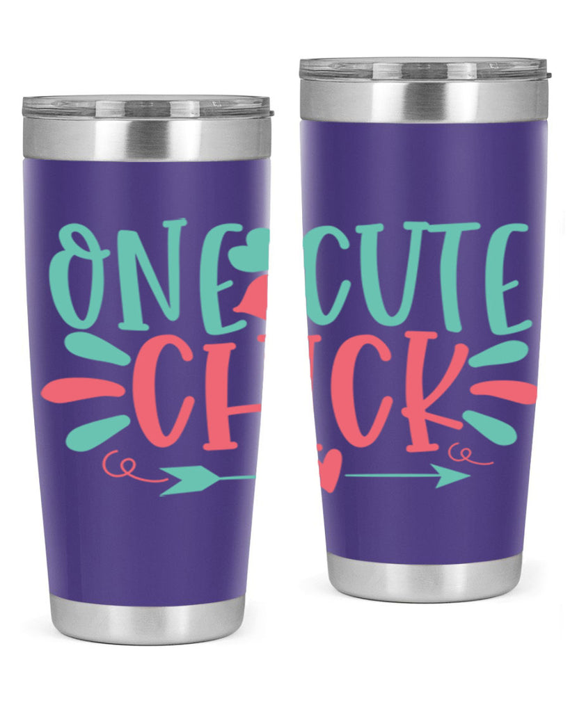 one cute chick 107#- easter- Tumbler